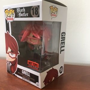 Grell black butler hot topic exclusive pop 18
